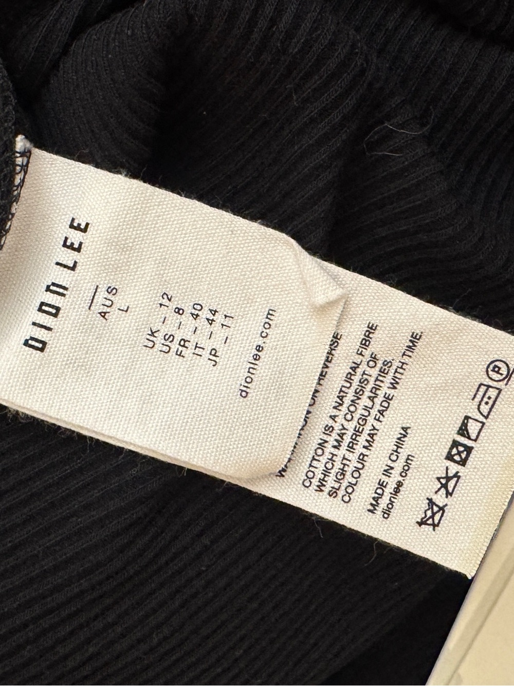 Dion Lee Black Double Lock Mini Skirt Size L NWT - Picture 5 of 5